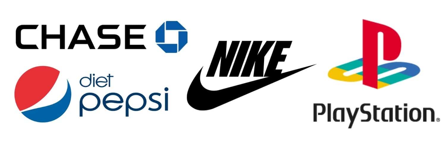abstract brand logos